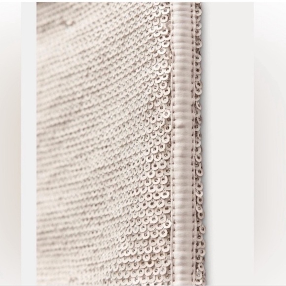 New NWT Zara Sequin Bustier Corset Top in Champagne size Medium - Picture 6 of 8